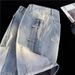 Men's Clothing Boyue Color Blocked Denim Shorts For Men Trendy Brand Fashion Patchwork Workwear Five Point Pants_mkmklike.com
