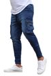 Men's Clothing Men's Multi-pocket Stretch Jeans Zipper Decoration Work Jeans New Models_mkmklike.com