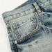 Street Style Punk Washed Denim Wide-Leg Men Loose Casual Gradient Distressed Frayed Hem Straight Long Pants_mkmklike.com