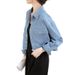 Chicco Women New Denim Shirt Short Jacket For Petite Thin Top_mkmklike.com