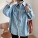 K New Women's Clothing Urban Casual Denim Shirt Jacket_mkmklike.com