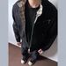 Loom European American High Street Canvas Stand Collar Denim Men's Spring And Autumn Washed Heavyweight Baseball Harrington_mkmklike.com