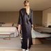 Women's Clothing solid color simple casual style skirt temperament two piece suit_mkmklike.com