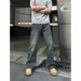 Nordmann Men's Jeans 2025 New Guangzhou Xintang Town Vintage Washed Casual Spring Autumn Straight Loose Trendy Brand Pants_mkmklike.com