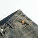 Punk Wasteland Washed Denim Scimitar Niche Trend Distressed Ripped Wide-Leg Banana Men's Long Pants_mkmklike.com