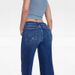 Women's Slim-Fit Wide-Leg Jeans - High Waist Lifting Straight Denim Pants With Comfort Stretch (Light Blue, Dark Blue)_mkmklike.com