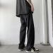 Nordmann American Jeans For Men Spring And Autumn High Street Cool High-End Feel Vibe Style Split Hem Mud Yellow Casual Pants_mkmklike.com