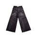 Women's Clothing High Street Washed Distressed Black And Gray Straight Jeans For Women Retro Hip Hop Trendy Brand Early Autumn Wide Leg Trousers_mkmklike.com