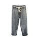 Men's Clothing Men's Summer Thin Black Jeans Tencel Lyocell Simple Elastic Waist Drawstring Loose Straight Leg Pants_mkmklike.com