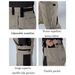 Multi-Pocket Men's Tactical Casual Cargo Pants Outdoor Hiking Trousers Wear-Resistant Training Overalls_mkmklike.com