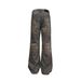 Men's Distressed Black Washed Jeans - Ripped Straight Leg Denim Pants With Oil Stains & Comfort Fit (Sizes 28-36)_mkmklike.com