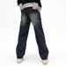 Nordmann American Retro Washed Jeans For Men Loose Straight Workwear Autumn Winter Trendy Brand Cool Versatile Casual Pants_mkmklike.com