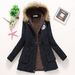 Women's Clothing 2024 Winter New Medium Long Cotton Coat Women's Large Fur Collar Lambskin Coat Plus Velvet Thickening Loose Cotton Clothes Trendy_mkmklike.com