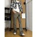 Men's Vintage Straight-Leg Jeans – Maillard Brown, Oversized Pockets, Clean Fit (S-XXL, Mid-Rise, Light Stretch)_mkmklike.com