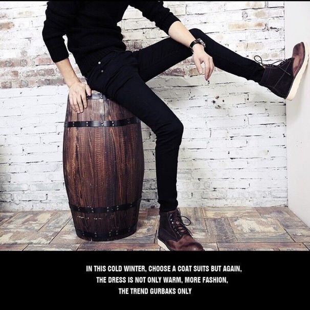 Summer Light Color Ripped Jeans Trendy Brand New Style Cool Slim Fit Skinny Pants Men Korean Version_mkmklike.com