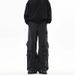 Men's Clothing High Street Workwear Jeans Men's American Streetwear Workwear Jeans - Retro Straight Loose Fit Casual Long Pants For Spring & Autumn_mkmklike.com