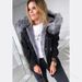 Plus Size Denim Jacket With Faux Fur Hood – Oversized Streetwear Coat For Women, S-5XL (Black/Grey/Blue/Light Blue)_mkmklike.com