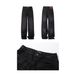 Men's Clothing Drape Loose Jeans Black Straight Wide Leg Pants Oversize Men And Women Pants_mkmklike.com