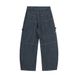 Striped Cargo Jeans Men's Loose Street Style Trendy Brand Pendant Decoration Stitched Scythe Wide-Leg Long Pants_mkmklike.com
