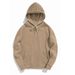 Men's Clothing retro pure cotton sweater jacket pullover solid color large size hoodie_mkmklike.com