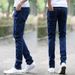 Spring And Autumn Jeans Men's Slim Fit Small Casual Straight Leg Korean Version Trendy Black Dirt Resistant Work_mkmklike.com