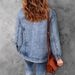 "Women's Embroidered Denim Jacket – Stylish Short-Length Beaded Jacket For Autumn & Winter, Classic Workwear Design With Pockets"_mkmklike.com