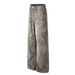 Men's Loose Fitting Cargo Pants High Street Style Deconstructed Corduroy Design Hand Sprayed Whiskered_mkmklike.com