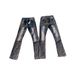 Cleanfit Washed Denim Jeans Classic Straight Leg Subtle Whiskering Distressed Detailing Men's Clothing_mkmklike.com