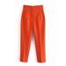 Women's Clothing new slimming solid color pleated micro elastic formal straight pants casual pants_mkmklike.com