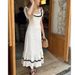 Women's clothing new fashion slim simple splicing sleeveless dress_mkmklike.com