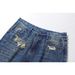 Men's Springtime American Retro Distressed Ripped Jeans Loose Casual Style Long Pants Street Niche Cool Vibe_mkmklike.com