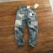 Men's Retro Patchwork Distressed Jeans Loose Straight Leg Casual Trousers Mid Waist For Spring Autumn_mkmklike.com