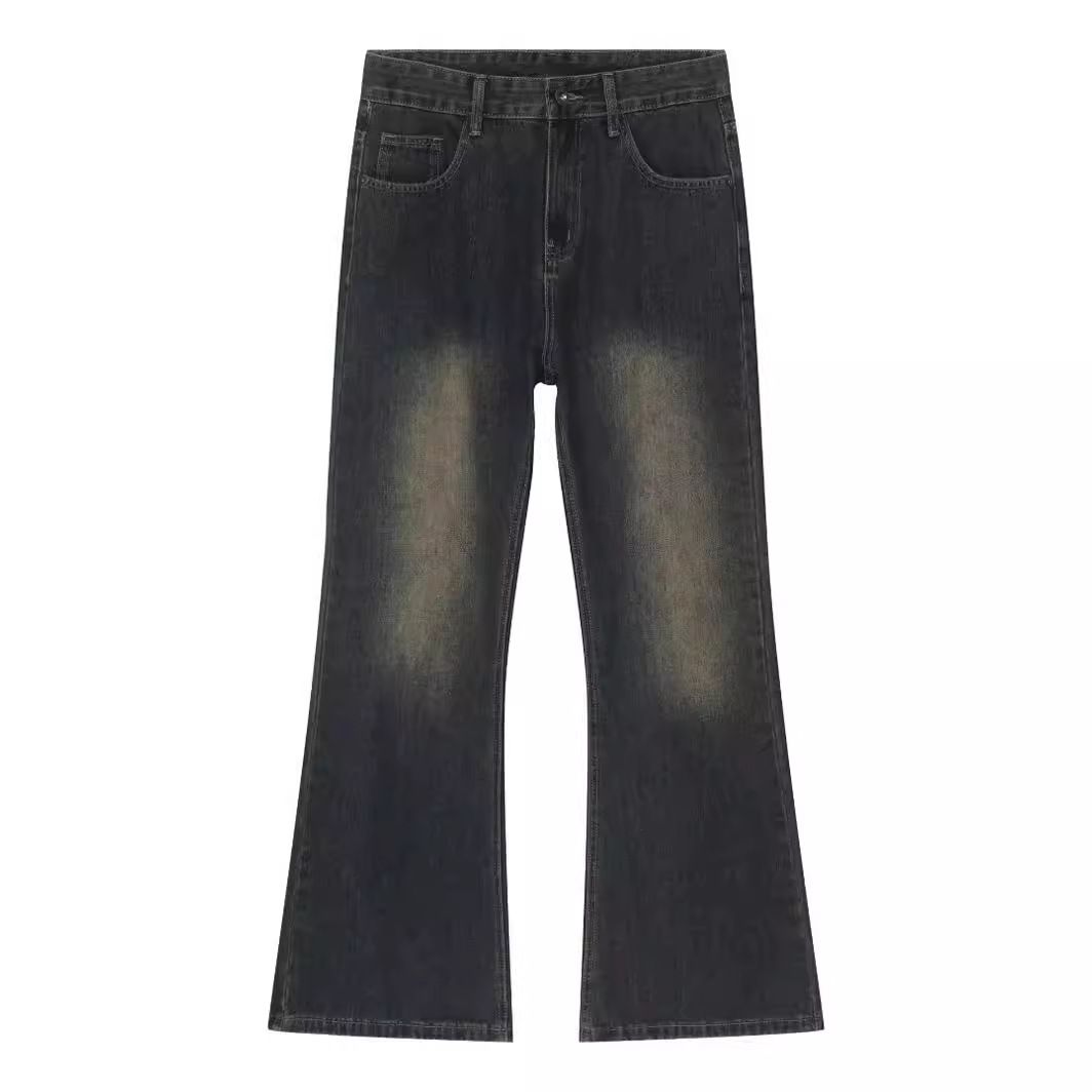 90s Vintage Washed Denim Jeans - Relaxed Fit Wide Leg Clean Aesthetic Distressed Pants For Men & Women (Retro Blue, S-Xxxl)_mkmklike.com