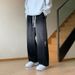 Men's Relaxed Fit Washed Denim Jeans Straight Leg High Street Vintage Pants with Slight Stretch Oversized Comfort for Teen Boys plus Size_mkmklike.com