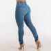 High Waist Stretchy Jeans For Women - Tummy Control Skinny Pants With Button Detail, Slimming & Flattering Fit (Plus Size Available)_mkmklike.com