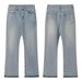 Men's Straight-Leg Boyfriend Jeans – Classic Denim Pants For Casual Wear (28-36)Men's Clothing_mkmklike.com