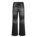 Vintage Washed Distressed Straight Leg Jeans For Men & Women – High Waist Comfort Stretch Denim Pants With Classic_mkmklike.com