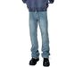 Men's Clothing American Retro Cleanfit Loose Flared Jeans Vintage Cleanfit Wide Leg Flared Jeans High Street Vibe Slimming Casual Washed Denim Pants_mkmklike.com