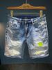 Men's Clothing Denim Shorts Men's Wear Resistant Washed Retro Light Colored Elastic Comfortable Handsome Casual Shorts_mkmklike.com