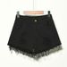 Plus Size Ripped Denim Shorts For Women Frayed Edges American Street Style Retro A-Line Hot Pants Summer Wear_mkmklike.com
