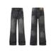 Men's Clothing New Bajia Baggy Bamboo Black Cow Trendy Brand American Retro Machete Flared Jeans Men_mkmklike.com