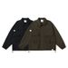 Nanxia Disguise 2023 Spring Solid Color Three-Dimensional Multi-Pocket Lapel Jacket Japanese Retro Loose Workwear Coat_mkmklike.com