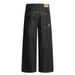 Loose Wide-Leg Jeans For Men Trendy Street Style Vibe Design Embroidered Back Pocket Stitched Straight Long Pants_mkmklike.com
