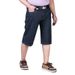 New Jeans Men's Summer Thin Straight Jeans Men's Fattened Plus Size Solid Color Business Denim Five-point Pants_mkmklike.com