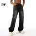 EF JEANS | 2024 New American Cleanfit Micro-washed Black And Gray Casual And Thin Jeans Trendy Man_mkmklike.com