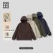 Autumn Winter High-Quality Patchwork Fleece Hooded Cotton Comfortable Versatile Fashionable Elegant Men's Casual Jacket_mkmklike.com