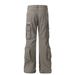 Women's Clothing Solid Color Casual Pants Multi Pocket Cotton Trousers Overalls Youth Fashion Pants_mkmklike.com