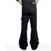 "Unisex Flared Cargo Pants With Lace-Up Detail & Ribbon Accents – Stylish Streetwear For Men & Women"_mkmklike.com