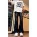 Men's Summer Thin Straight Leg Bootcut Jeans Ripped American High Street Vibe Style European And American Style Cool And Stylish_mkmklike.com