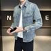 2025 Spring And Autumn New Shirt-style Washed Men, Loose Casual Versatile Stylish Denim Jacket For Men_mkmklike.com
